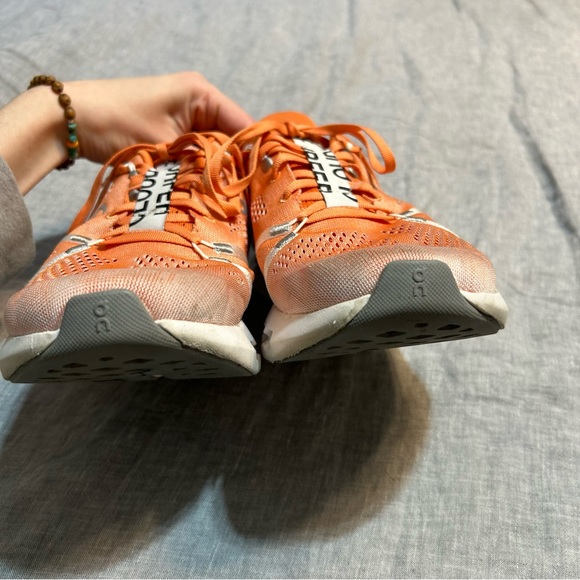 On Cloud Cloudsurfer Orange Athletic Road Running Shoes Women's Size 10 - Picture 6 of 10